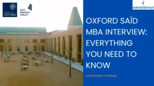 Oxford Saïd MBA Interview Tips