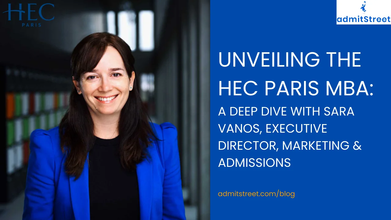 Interview with HEC Paris director Sara Vanos