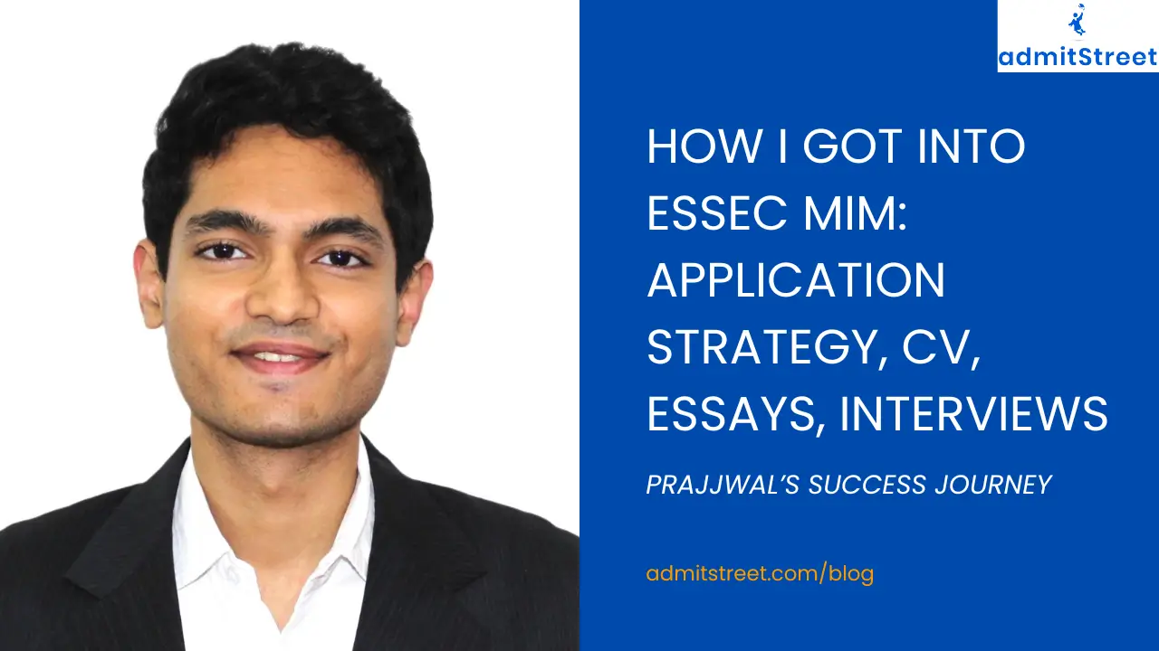 Prajjwal ESSEC MiM Admit Success Story