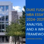 duke fuqua mba essay analysis, tips and a winning framework