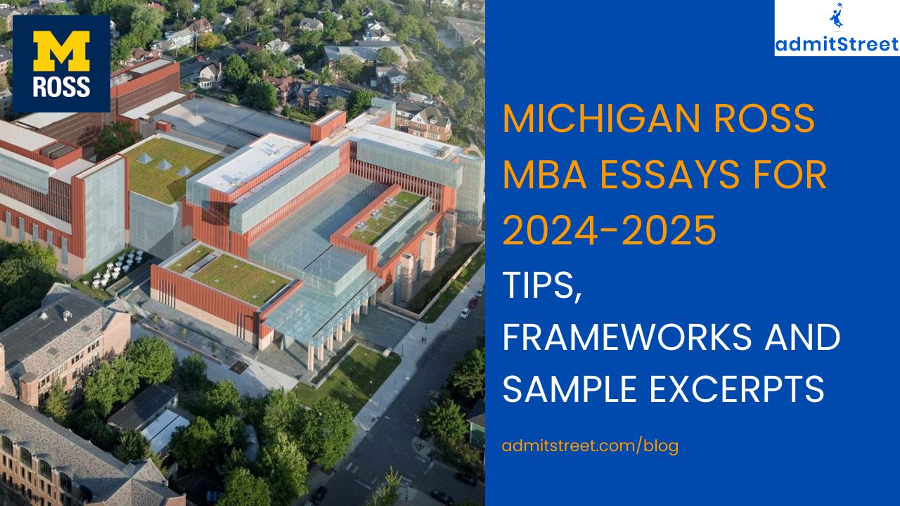 Michigan Ross MBA Essay Tips Analysis and Framework