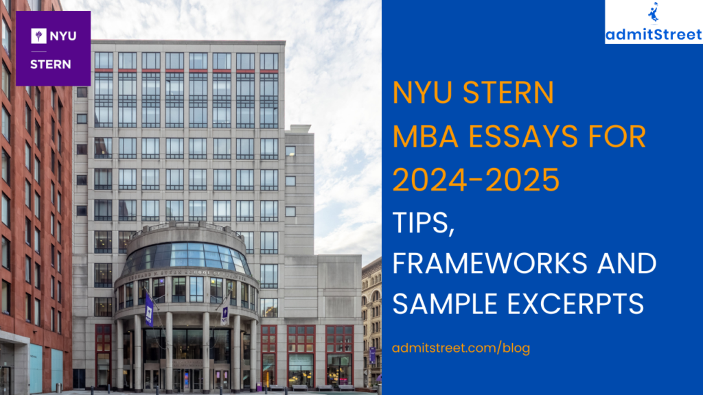 nyu mba essay sample