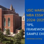 USC Marshall MBA Essay Tips Analysis and Framework