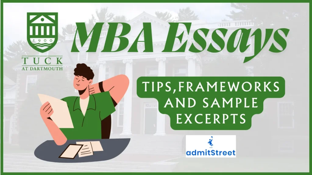 Dartmouth Tuck MBA Essays