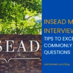 insead mba interview tips and questions