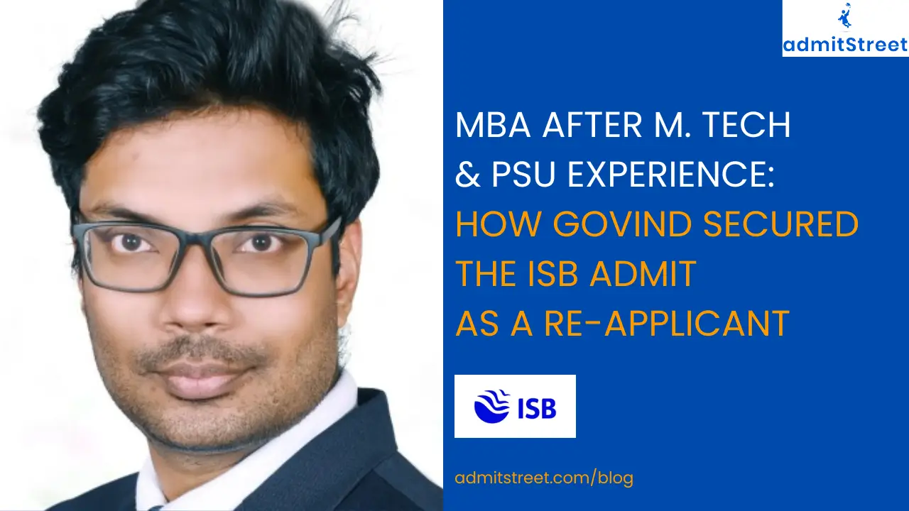 ISB PGP Success Story of Govind