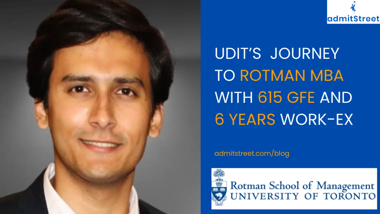 Udit MBA Admit Rotman