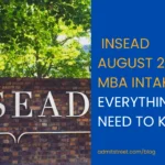 INSEAD August 2026 MBA Intake