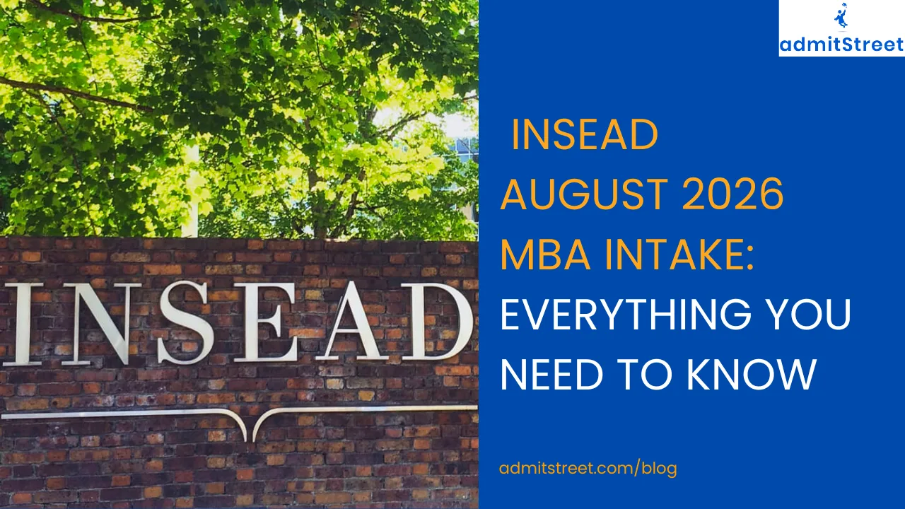 INSEAD August 2026 MBA Intake