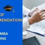 Letter of Recommendation for MBA Admission