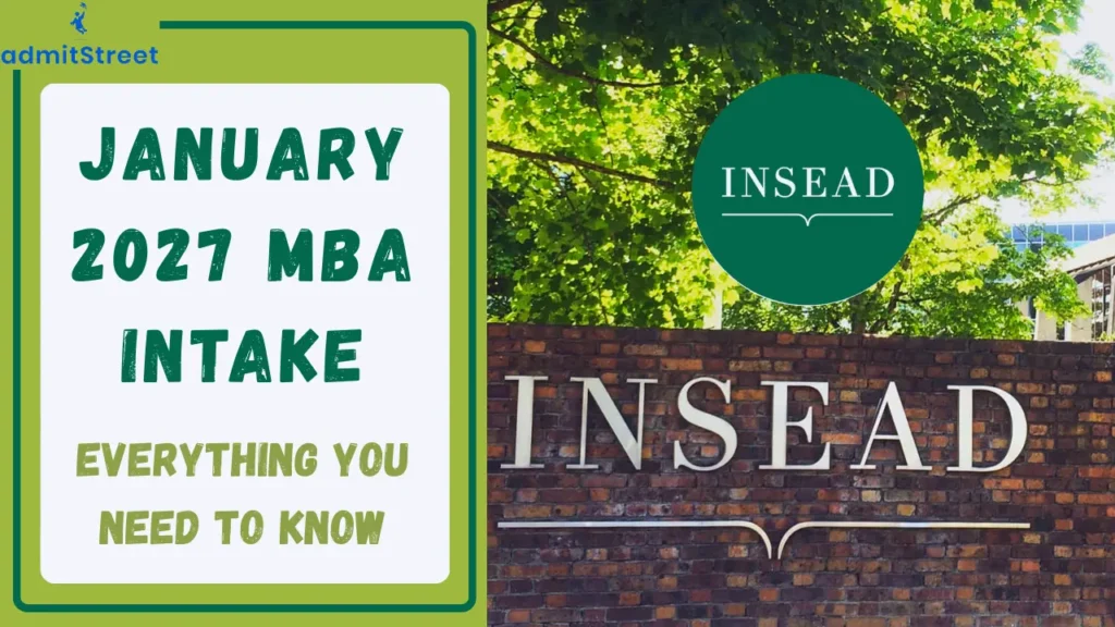INSEAD’s January 2027 MBA Intake