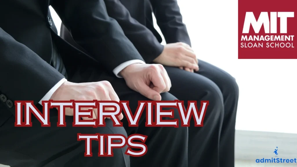 MIT Sloan MBA Interview Tips